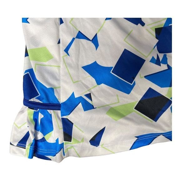 Grand Slam Skort Women's Small Blue Abstract‎ Print Side Pleat Tennis Pickleball - Picture 4 of 12